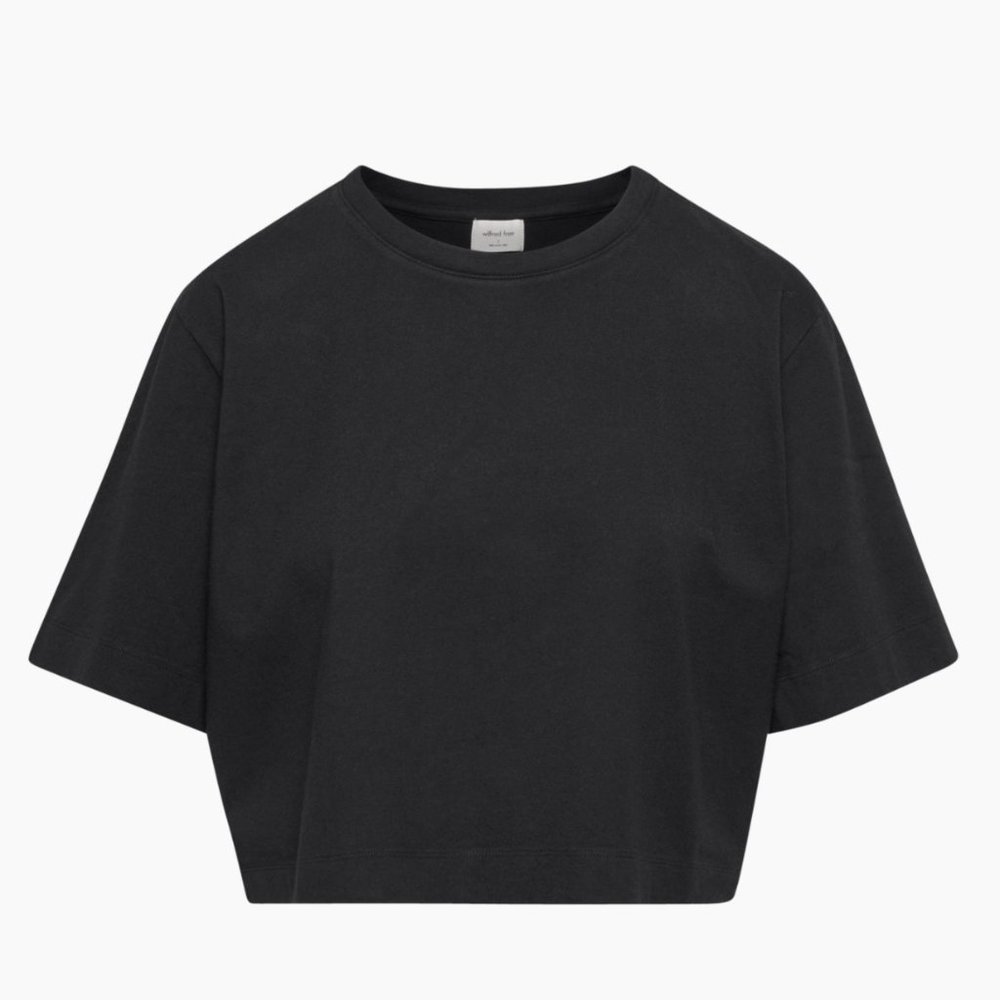 Aritzia Wilfred Free Getaway T-Shirt Size S Black